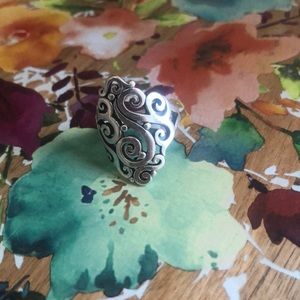 James Avery long Sorrento ring